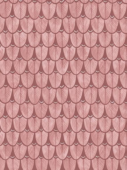 Cole & Son Narina Wallpaper, Pink & Earth