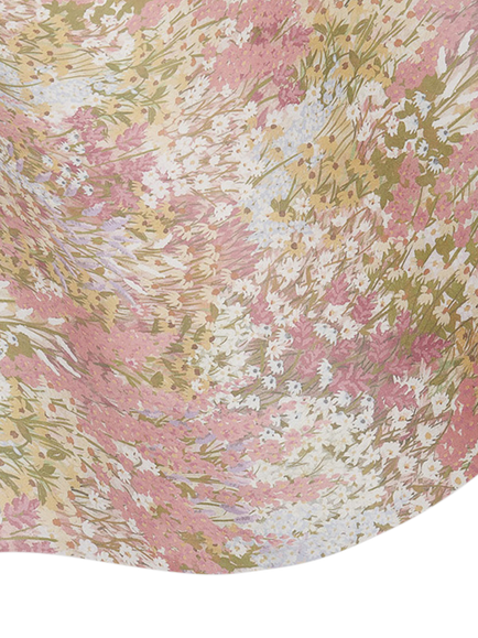 Cole & Son Petite Fleur Wallpaper - view 2, Peach & Blush