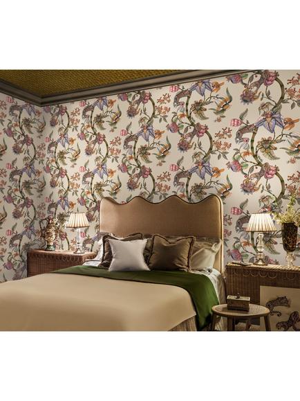 Cole & Son Protea Panthera Wallpaper - view 2, Stone