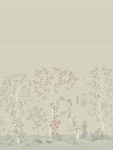 Cole & Son Seasonal Woods Wallpaper, Oat Nat Grasscloth, Oat Nat Grasscloth