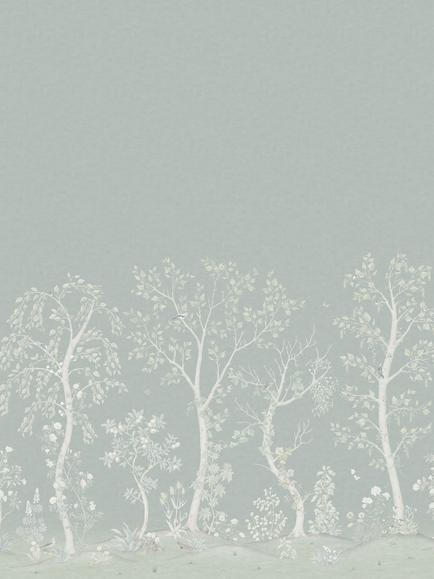 Cole & Son Seasonal Woods Wallpaper, Sage Pearl