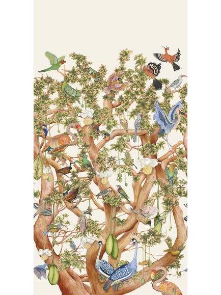 Cole & Son Tree of Life Wallpaper Panel, Stone