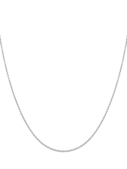 Monica Vinader Sterling Silver Fine Chain Necklace, Silver