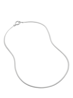 Monica Vinader Sterling Silver Snake Necklace, Silver