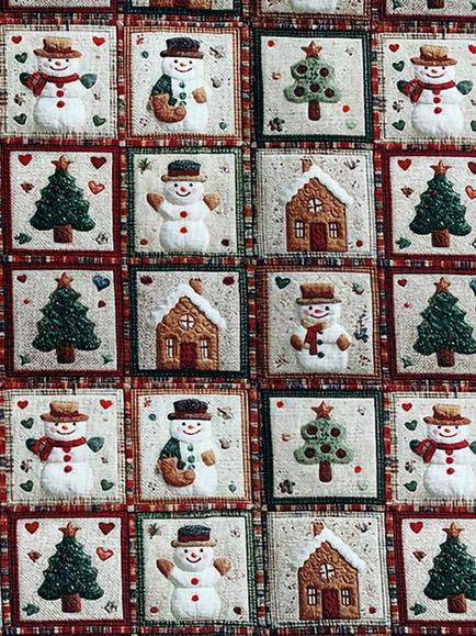 John Louden Happy Santa Craft Fabric, Multi, Multi