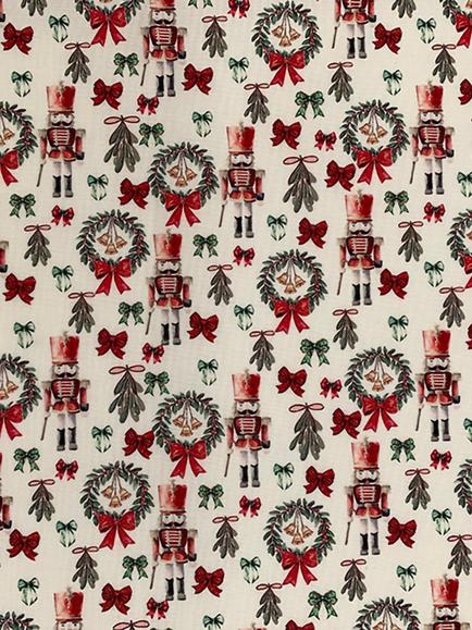 John Louden Nutcrackers Craft Fabric, Multi, Multi