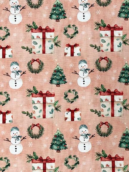 John Louden Snowmen Craft Fabric, Multi, Multi