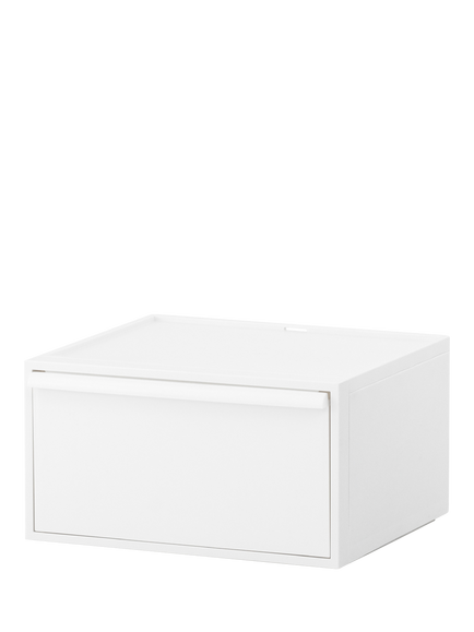 Like-it Stacking Storage Drawer, Opaque White, Opaque White