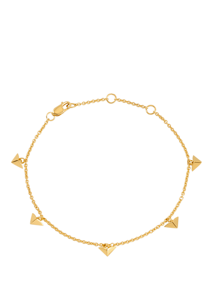 Rachel Jackson London Dreamcatcher Bird Choker Bracelet, Gold, Gold