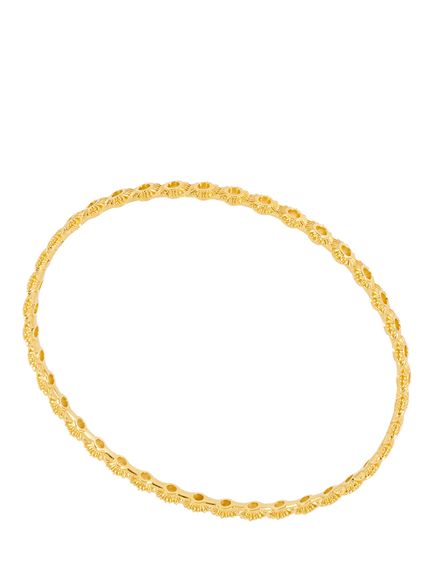 Rachel Jackson London Eternal Sun Bangle, Gold - view 2, Gold