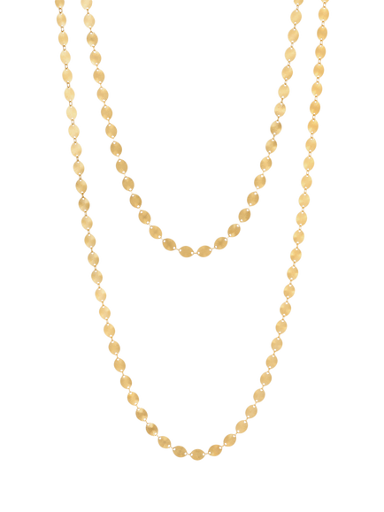Rachel Jackson London Dreamer Long Sunburst Chain Necklace, Gold, Gold