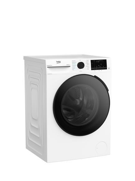 Beko BM5D59645UW Freestanding Washer Dryer, 9kg/6kg Load, 1400rpm Spin, White - view 2, White