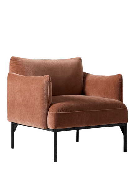 West Elm Penn Armchair, Burnt Umber, Burnt Umber