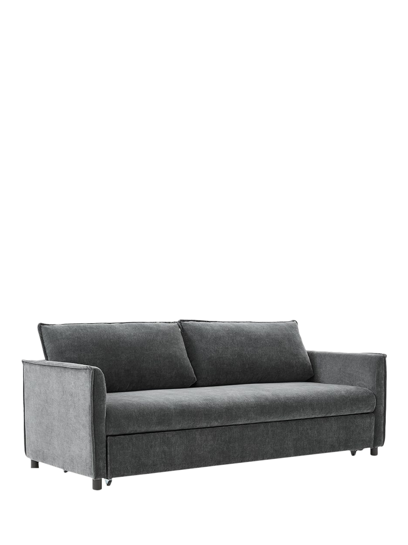 Whitman Range, West Elm Whitman King Size Sofa Bed, Pewter