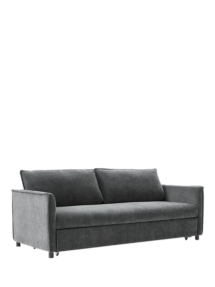 West Elm Whitman King Size Sofa Bed, Pewter, Pewter