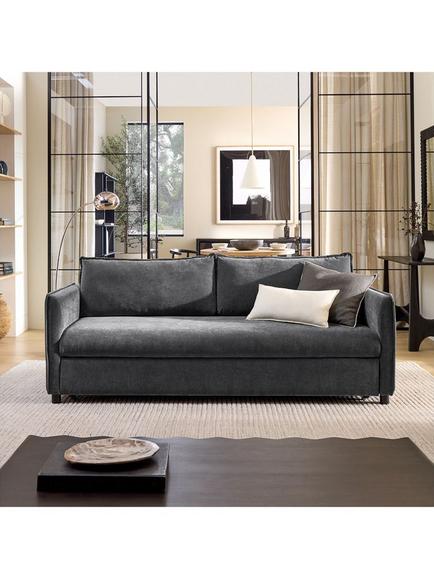 West Elm Whitman King Size Sofa Bed, Pewter - view 2, Pewter