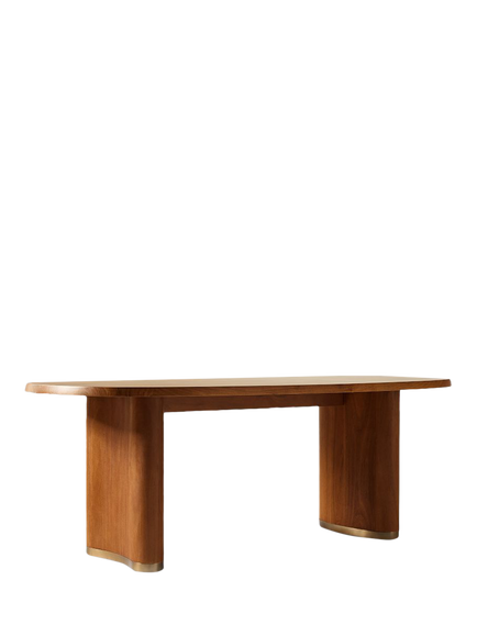West Elm Aubin Dining Table, Walnut, Cool Walnut