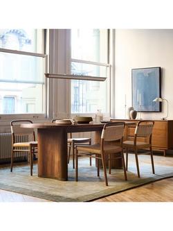 West Elm Aubin Dining Table, Walnut - view 2, Cool Walnut