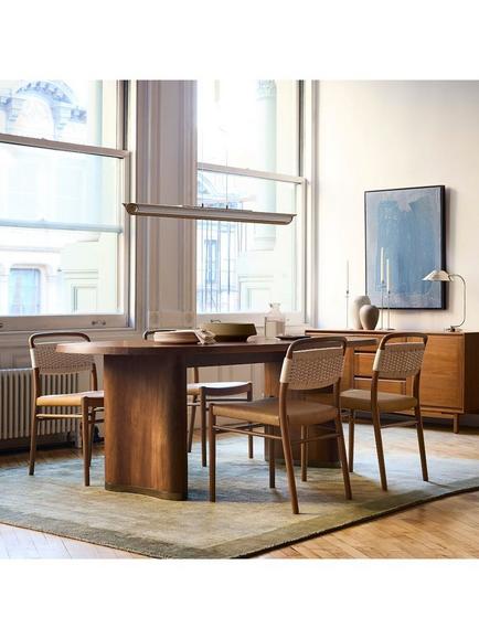 West Elm Aubin Dining Table, Walnut - view 2, Cool Walnut