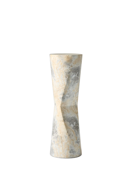 West Elm Gideon Drink Table, Beige, Concrete Beige