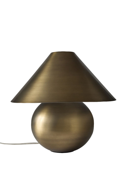 West Elm Wickham Table Lamp, Antique Brass - view 2, Antique Brass