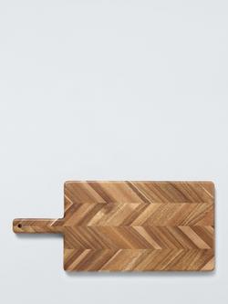 John Lewis Chopping/Serving Board, 50cm, FSC-Certified (Acacia Wood), Natural, Natural