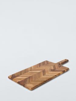 John Lewis Chopping/Serving Board, 50cm, FSC-Certified (Acacia Wood), Natural - view 2, Natural