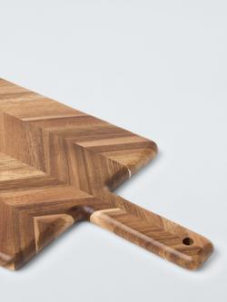 John Lewis Serving Board, 50cm, FSC-Certified (Acacia Wood), Natural - view 2, Natural