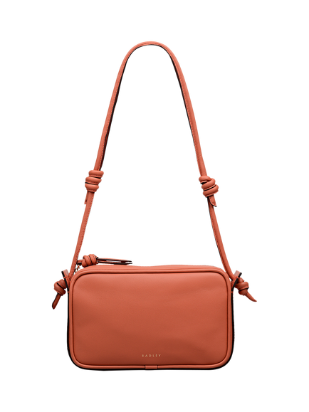 Radley The Camden Leather Small Shoulder Bag, Terracotta