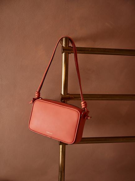 Radley The Camden Leather Small Shoulder Bag - view 2, Terracotta