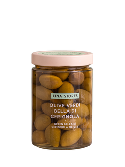 Lina Stores Green Bella di Cerignola Olives, 550g, Multi