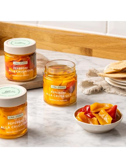 Lina Stores Marinated Peppers, 230g - view 2, Multi