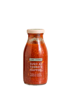 Lina Stores Tuna and Capers Tomato Sauce, 230g, Multi