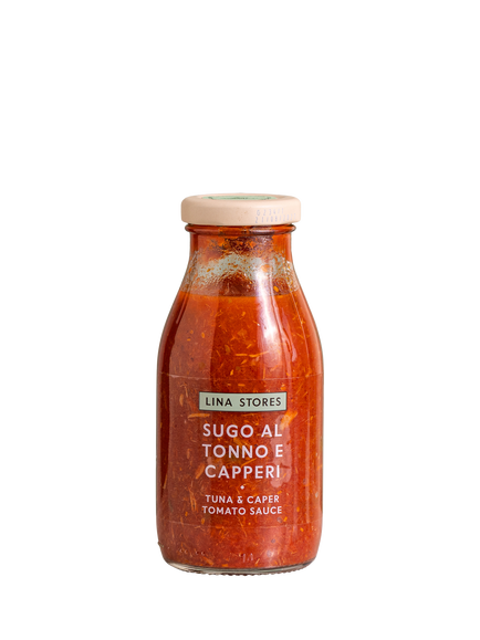 Lina Stores Tuna and Capers Tomato Sauce, 230g, Multi