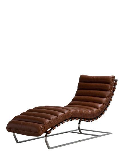 Halo Lounge Leather Chair, Riders Nut - view 2, Riders Nut