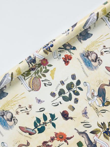 John Lewis The Curator Twelve Days Of Christmas, 4m, Cream, Cream