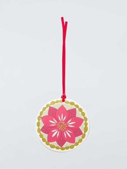 John Lewis Floral Gift Tags, Pack of 10, Pink, Pink