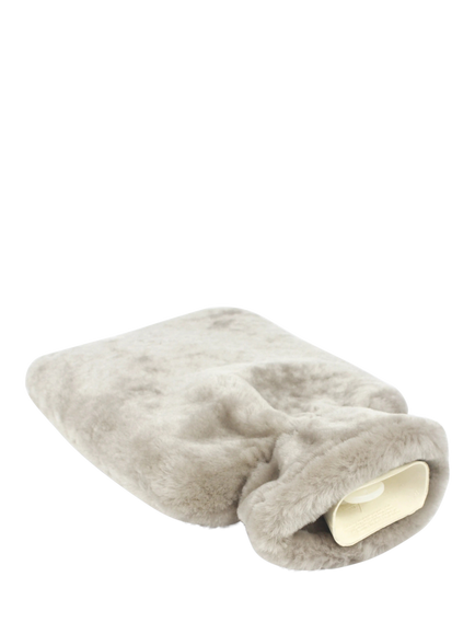 Truly Sheepskin Hot Water Bottle, Beige, Beige
