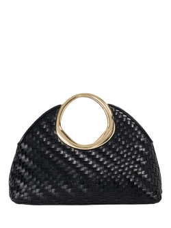 Dune London Dawnings Woven Grab Bag - view 2, Black