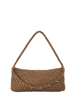 Dune London Deliberating Woven Shoulder Bag, Bronze, Bronze