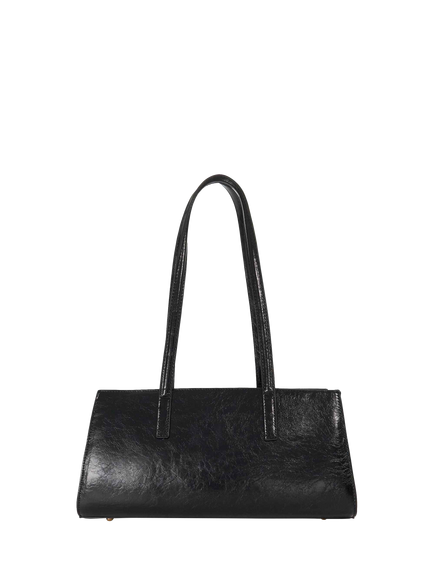 Dune London Depend Twin Handle Handbag, Black - view 2, Black