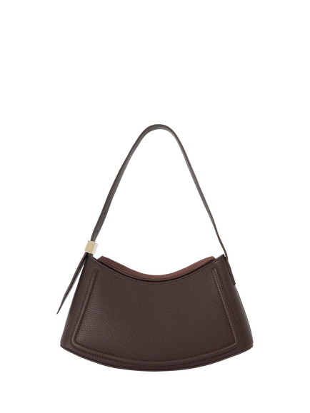 Dune London Dependent Suede Shoulder Bag, Brown - view 2, Brown