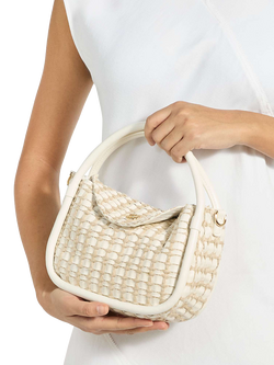 Dune London Dinideliberate Woven Grab Bag - view 2, White