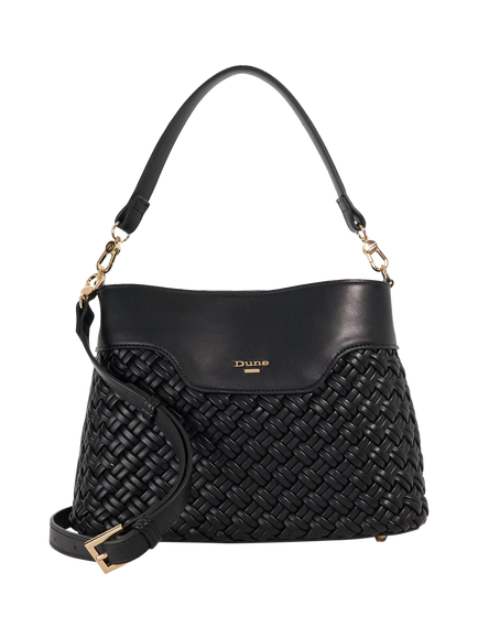 Dune London Dinidelphine Shoulder Bag, Black