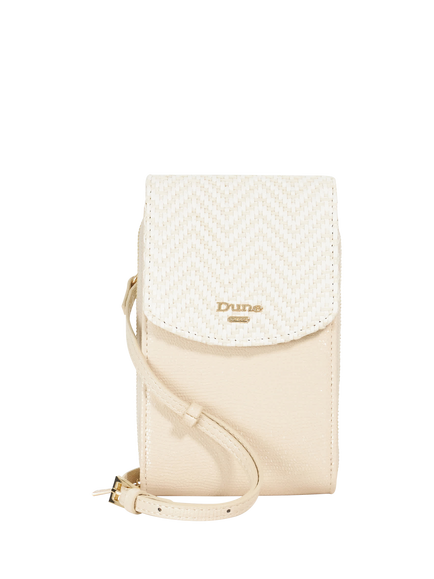 Dune London Sunrise Crossbody Bag, Ecru, Ecru