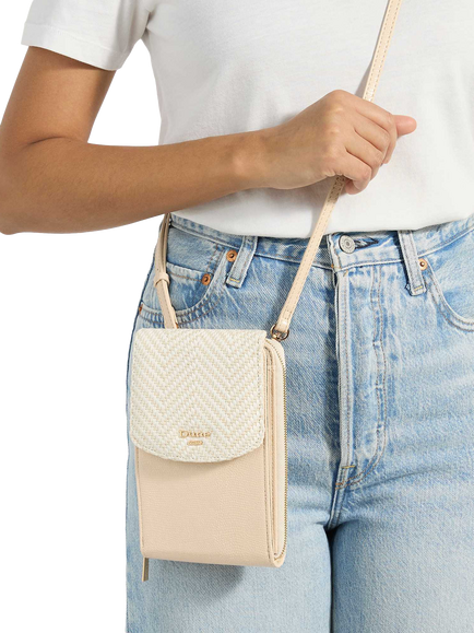 Dune London Sunrise Crossbody Bag, Ecru - view 2, Ecru