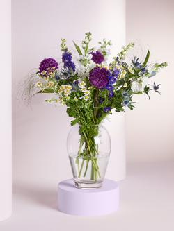 John Lewis Allium Hand Tied Bouquet, Blue Royal