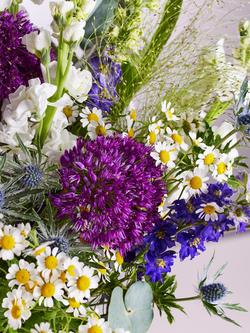 John Lewis Allium Hand Tied Bouquet - view 2, Blue Royal