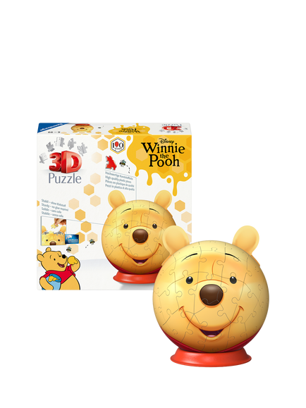 Winnie the Pooh Ravensburger 3D Jigsaw Puzzle Ball Nightlight, 72 Piece, Multi