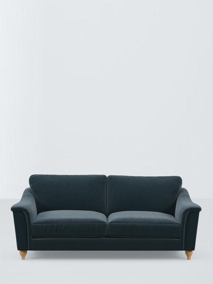 John Lewis Bromley Large 2 Seater Sofa, Teal - view 2, Teal